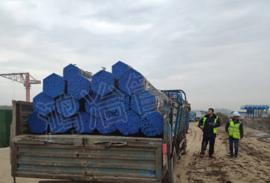 江蘇客戶選用鴻冶注漿管